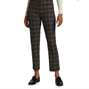 Theory plaid wool pants
